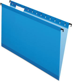 Pendaflex® SureHook® Hanging Folders Legal Size, 1/5-Cut Tabs, Blue, 20/Box