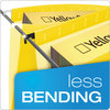 A Picture of product PFX-615315YEL Pendaflex® SureHook® Hanging Folders Legal Size, 1/5-Cut Tabs, Yellow, 20/Box