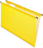 A Picture of product PFX-615315YEL Pendaflex® SureHook® Hanging Folders Legal Size, 1/5-Cut Tabs, Yellow, 20/Box