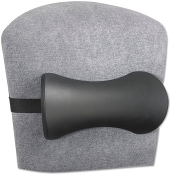 Safco® Lumbar Support Memory Foam Backrest 14.5 x 3.75 6.75, Black