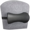 A Picture of product SAF-7154BL Safco® Lumbar Support Memory Foam Backrest 14.5 x 3.75 6.75, Black