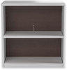 A Picture of product SAF-7170GR Safco® ValueMate® Economy Bookcase Two-Shelf, 31.75w x 13.5d 28h, Gray, Ships in 1-3 Business Days