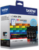 A Picture of product BRT-LC4043PKS Brother LC404 Inks LC4043PK INKvestment Ink, 750 Page-Yield, Cyan/Magenta/Yellow, 3/Pack