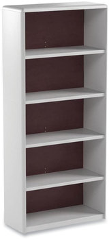 Safco® ValueMate® Economy Bookcase Five-Shelf, 31.75w x 13.5d 67h, Gray, Ships in 1-3 Business Days