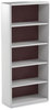 A Picture of product SAF-7173GR Safco® ValueMate® Economy Bookcase Five-Shelf, 31.75w x 13.5d 67h, Gray, Ships in 1-3 Business Days