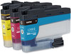 A Picture of product BRT-LC4063PKS Brother LC406 Inks LC4063PK INKvestment Ink, 1,500 Page-Yield, Cyan/Magenta/Yellow, 3 Pack