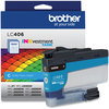 A Picture of product BRT-LC406 Brother LC406 Inks LC406CS INKvestment Ink, 1,500 Page-Yield, Cyan