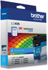 A Picture of product BRT-LC406 Brother LC406 Inks LC406CS INKvestment Ink, 1,500 Page-Yield, Cyan