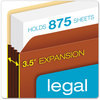 A Picture of product PFX-64264 Pendaflex® File Pocket with Tyvek® 3.5" Expansion, Legal Size, Redrope, 10/Box