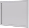 A Picture of product BSX-BLBF72MODG HON® BL Series Frosted Glass Modesty Panel 39.5w x 0.13d 27.25h, Silver/Frosted