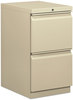 A Picture of product BSX-HBMP2FL HON® Mobile Pedestals Left or Right, 2 Legal/Letter-Size File Drawers, Putty, 15" x 20" 28"