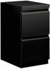 A Picture of product BSX-HBMP2FP HON® Mobile Pedestals Left or Right, 2 Legal/Letter-Size File Drawers, Black, 15" x 20" 28"