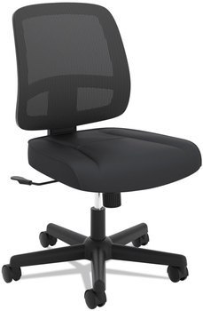 HON® ValuTask® Mesh Back Task Chair Supports Up to 250 lb, 15" 19" Seat Height, Black