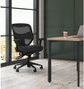A Picture of product BSX-VL532MM10 HON® VL532 Mesh High-Back Task Chair Supports Up to 250 lb, 17" 20.5" Seat Height, Black