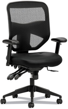 HON® Prominent™ Mesh High-Back Task Chair Supports Up to 250 lb, 17" 21" Seat Height, Black