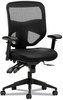 A Picture of product BSX-VL532SB11 HON® Prominent™ Mesh High-Back Task Chair Supports Up to 250 lb, 17" 21" Seat Height, Black