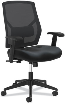HON® Crio™ High-Back Task Chair Supports Up to 250 lb, 18" 22" Seat Height, Black