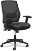 A Picture of product BSX-VL581SB11T HON® Crio™ High-Back Task Chair Supports Up to 250 lb, 18" 22" Seat Height, Black