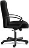A Picture of product BSX-VL601VA10 HON® HVL601 Series Executive High-Back Chair Supports Up to 250 lb, 17.44" 20.94" Seat Height, Black