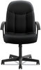 A Picture of product BSX-VL601VA10 HON® HVL601 Series Executive High-Back Chair Supports Up to 250 lb, 17.44" 20.94" Seat Height, Black