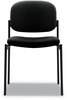 A Picture of product BSX-VL606VA10 HON® VL606 Stacking Guest Chair without Arms Fabric Upholstery, 21.25" x 21" 32.75", Black Seat, Back, Base