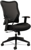 A Picture of product BSX-VL571VB10 HON® VL702 Mesh High-Back Task Chair Supports Up to 250 lb, 18.5" 23.5" Seat Height, Black