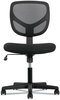 A Picture of product BSX-VST101 Sadie™ 1-Oh-One Mid-Back Task Chairs Supports Up to 250 lb, 17" 22" Seat Height, Black