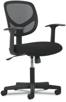 Sadie™ 1-Oh-Two Mid-Back Task Chairs Supports Up to 250 lb, 17" 22" Seat Height, Black