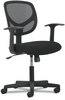 A Picture of product BSX-VST102 Sadie™ 1-Oh-Two Mid-Back Task Chairs Supports Up to 250 lb, 17" 22" Seat Height, Black