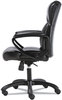 A Picture of product BSX-VST305 Sadie™ Mid-Back Executive Chair Supports Up to 225 lb, 19" 23" Seat Height, Black