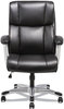 A Picture of product BSX-VST315 Sadie™ 3-Fifteen Executive High-Back Chair Supports Up to 225 lb, 20" 24.8" Seat Height, Black Seat/Back, Chrome Base