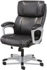 A Picture of product BSX-VST315 Sadie™ 3-Fifteen Executive High-Back Chair Supports Up to 225 lb, 20" 24.8" Seat Height, Black Seat/Back, Chrome Base