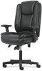 A Picture of product BSX-VST331 Sadie™ High-Back Executive Chair Supports Up to 225 lb, 17" 20" Seat Height, Black