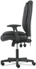 A Picture of product BSX-VST331 Sadie™ High-Back Executive Chair Supports Up to 225 lb, 17" 20" Seat Height, Black