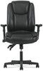 A Picture of product BSX-VST331 Sadie™ High-Back Executive Chair Supports Up to 225 lb, 17" 20" Seat Height, Black