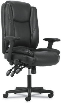 Sadie™ High-Back Executive Chair Supports Up to 225 lb, 17" 20" Seat Height, Black