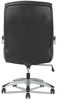 A Picture of product BSX-VST341 Sadie™ 3-Forty-One Big & Tall Chair and Supports Up to 400 lb, 19" 22" Seat Height, Black Seat/Back, Chrome Base