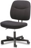 A Picture of product BSX-VST401 Sadie™ 4-Oh-One Mid-Back Armless Task Chair, Supports Up to 250 lb, 15.94" 20.67" Seat Height, Black