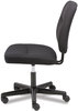 A Picture of product BSX-VST401 Sadie™ 4-Oh-One Mid-Back Armless Task Chair, Supports Up to 250 lb, 15.94" 20.67" Seat Height, Black