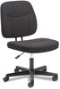 A Picture of product BSX-VST401 Sadie™ 4-Oh-One Mid-Back Armless Task Chair, Supports Up to 250 lb, 15.94" 20.67" Seat Height, Black