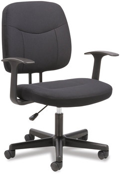 Sadie™ 4-Oh-Two Mid-Back Task Chair with Arms, Supports Up to 250 lb, 15.94" 20.67" Seat Height, Black