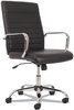 A Picture of product BSX-VST511 Sadie™ 5-Eleven Mid-Back Executive Chair Supports Up to 250 lb, 17.1" 20" Seat Height, Black Seat/Back, Chrome Base