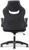 A Picture of product BSX-VST911 Sadie™ 9-One-One High-Back Racing Style Chair with Flip-Up Arms Supports Up to 225 lb, Black Seat, Gray Back, Base