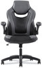 A Picture of product BSX-VST911 Sadie™ 9-One-One High-Back Racing Style Chair with Flip-Up Arms Supports Up to 225 lb, Black Seat, Gray Back, Base