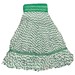 A Picture of product BEB-162018 Medium Microfiber Looped Wet Mop, Wide Band, Green