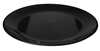 A Picture of product FIS-PAV8201BK Platter Pleasers Pavillion Round Trays. 12 in. Black. 25 trays/case.