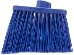Sparta Duo-Sweep Unflagged Color-Coded Angle Brooms, Head Only. Blue. 12 each/case.