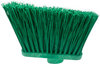 A Picture of product CFS-36868EC09 Sparta Duo-Sweep Unflagged Color-Coded Angle Brooms, Head Only. Green. 12 each/case.