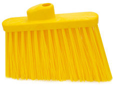 Sparta Duo-Sweep Unflagged Color-Coded Angle Brooms, Head Only. Yellow. 12 each/case.