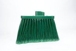 Sparta Duo-Sweep Flagged Color-Coded Angle Brooms, Head Only. Green. 12 each/case.